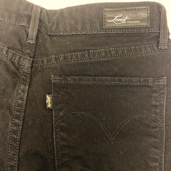 Levi’s Black Skinny Demi Curve Jeans Size 25 - Picture 6 of 7